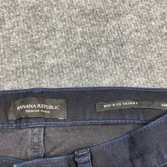 Banana Republic mid rise Skinny Jeans Size 26p - Picture 8 of 9